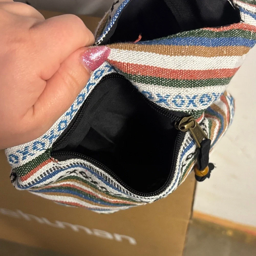 Striped Multicolor Shoulder Bag - Picture 5 of 6